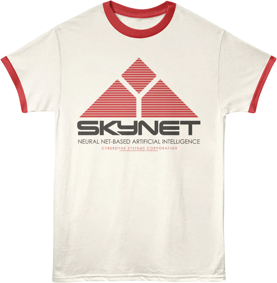 Skynet Logo Terminator Ringer Shirt