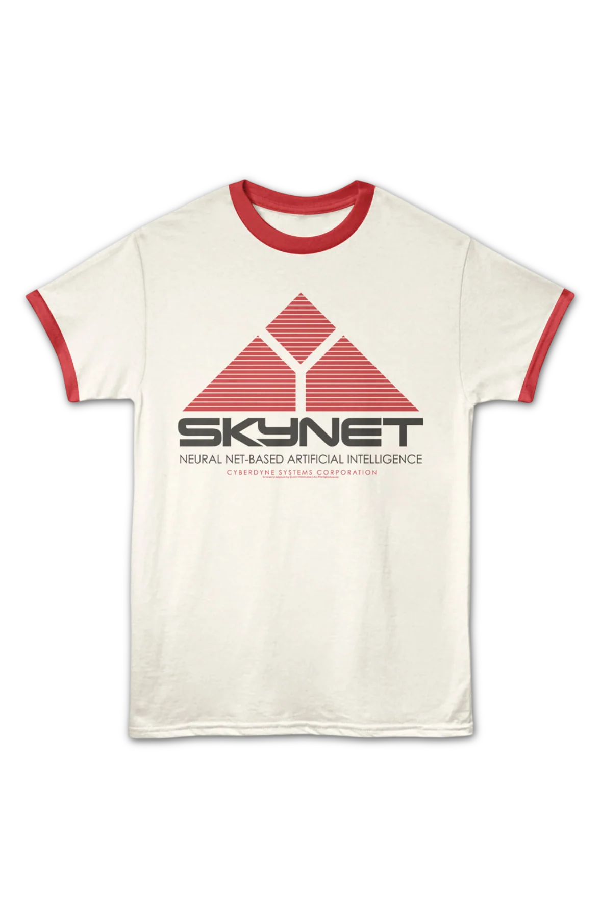 Skynet Logo Terminator Ringer Shirt - Image 2