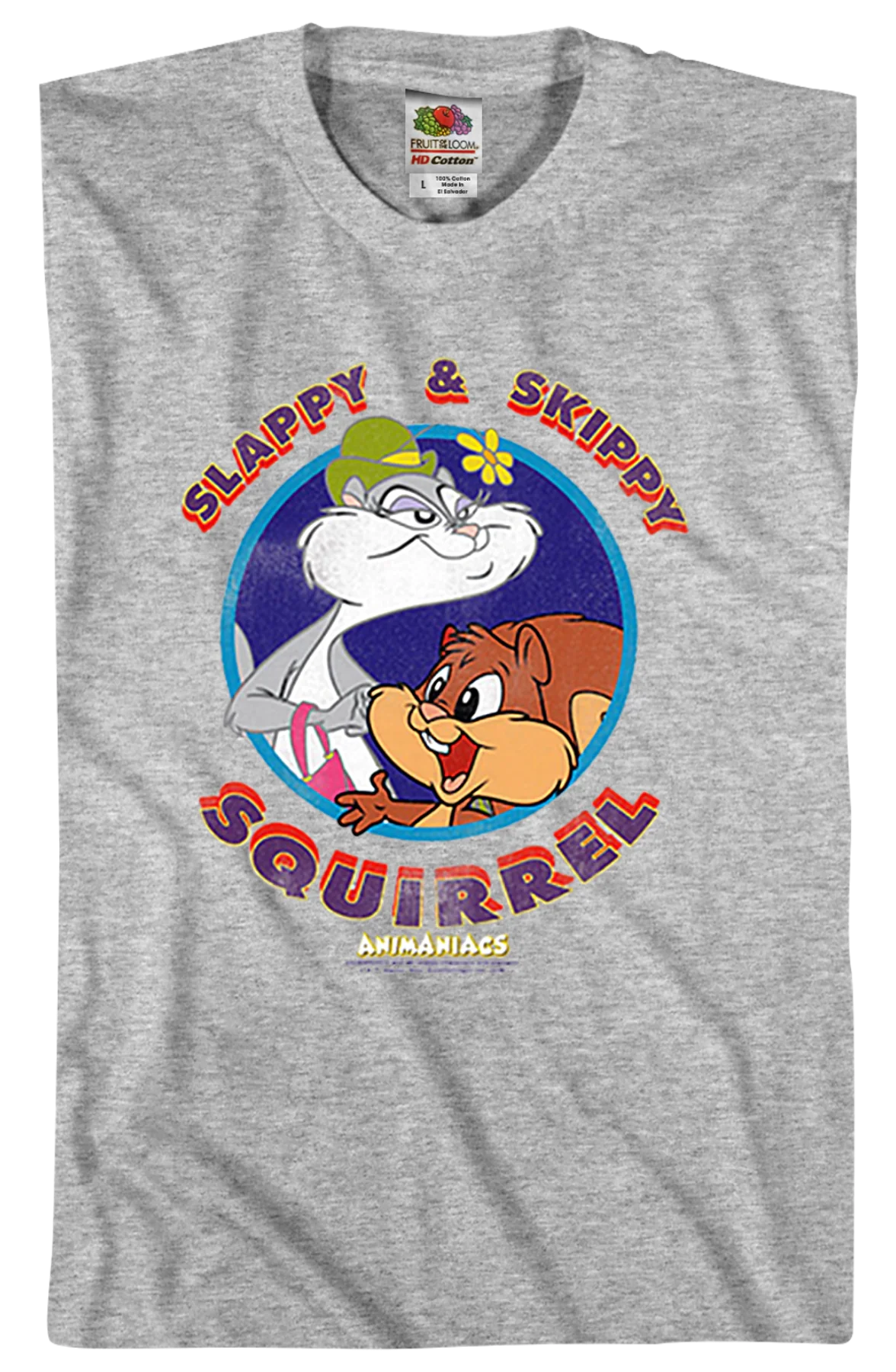 Slappy and Skippy Squirrel Animaniacs T-Shirt - Image 2