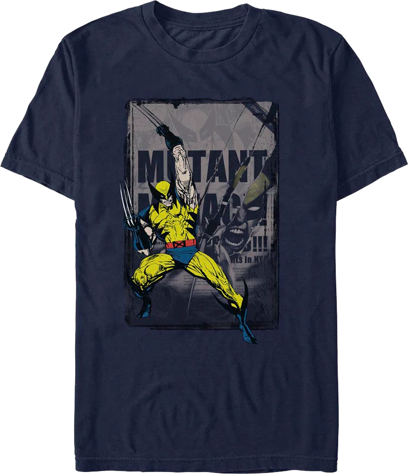 Slashed Wolverine Marvel Comics T-Shirt