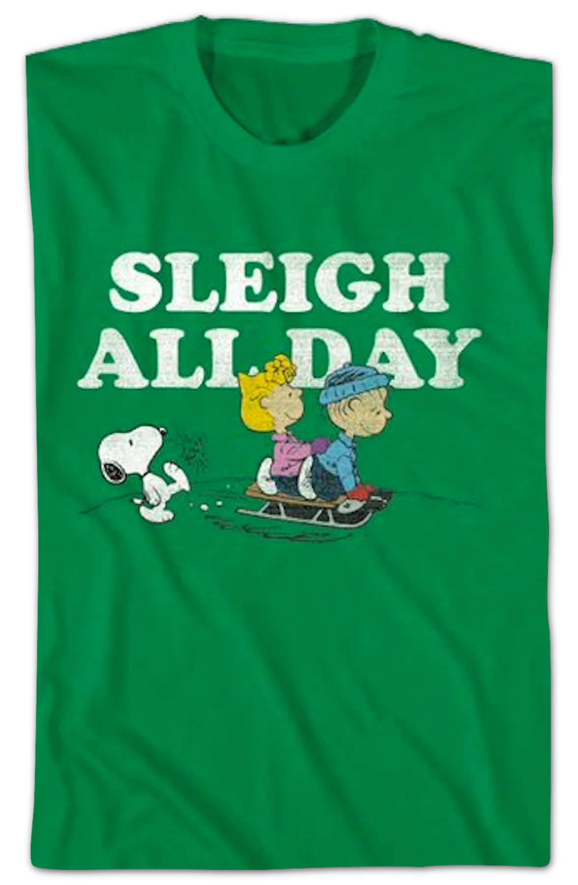 Sleigh All Day Peanuts T-Shirt - Image 2