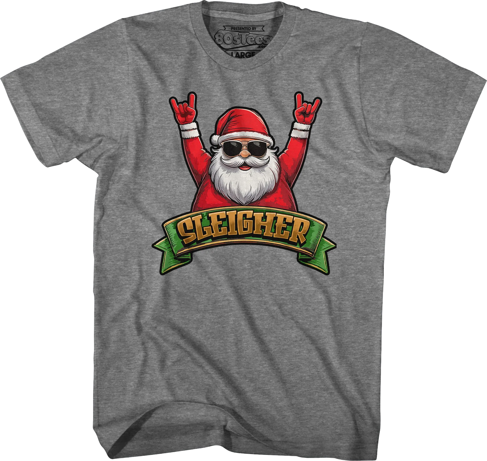 Sleigher Santa Claus T-Shirt - Image 6