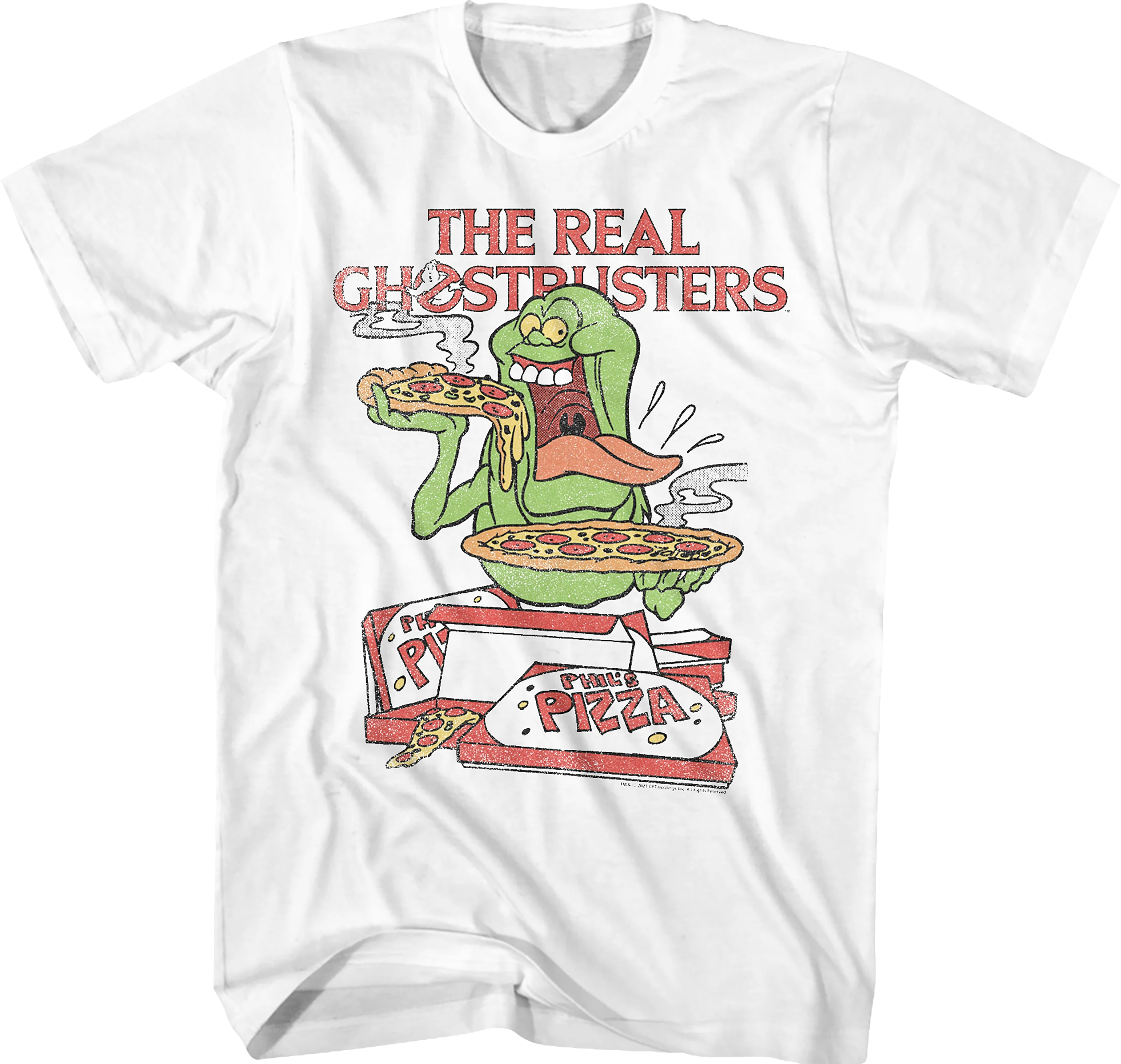 Slimer's Pizza Real Ghostbusters T-Shirt