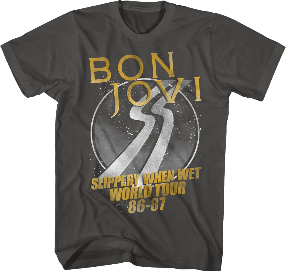 Slippery When Wet World Tour Bon Jovi T-Shirt