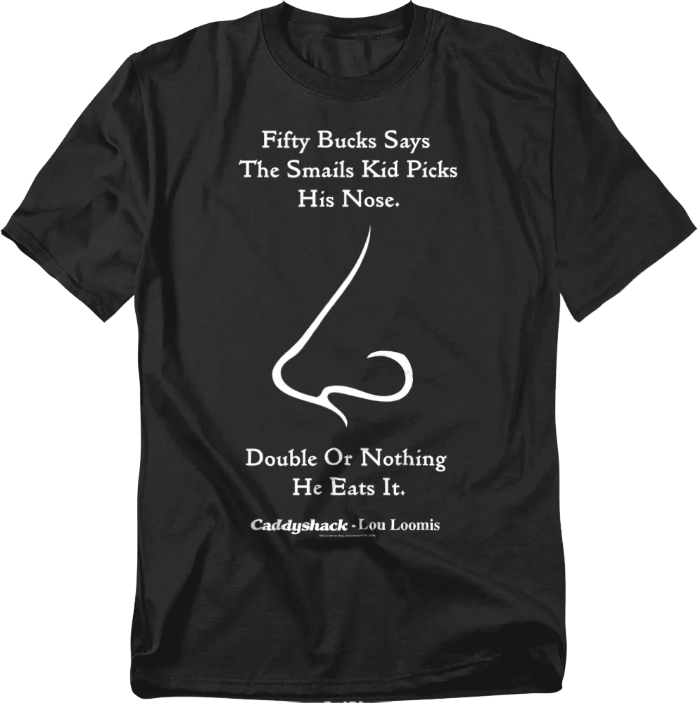 Smails Kid Picks His Nose Caddyshack T-Shirt