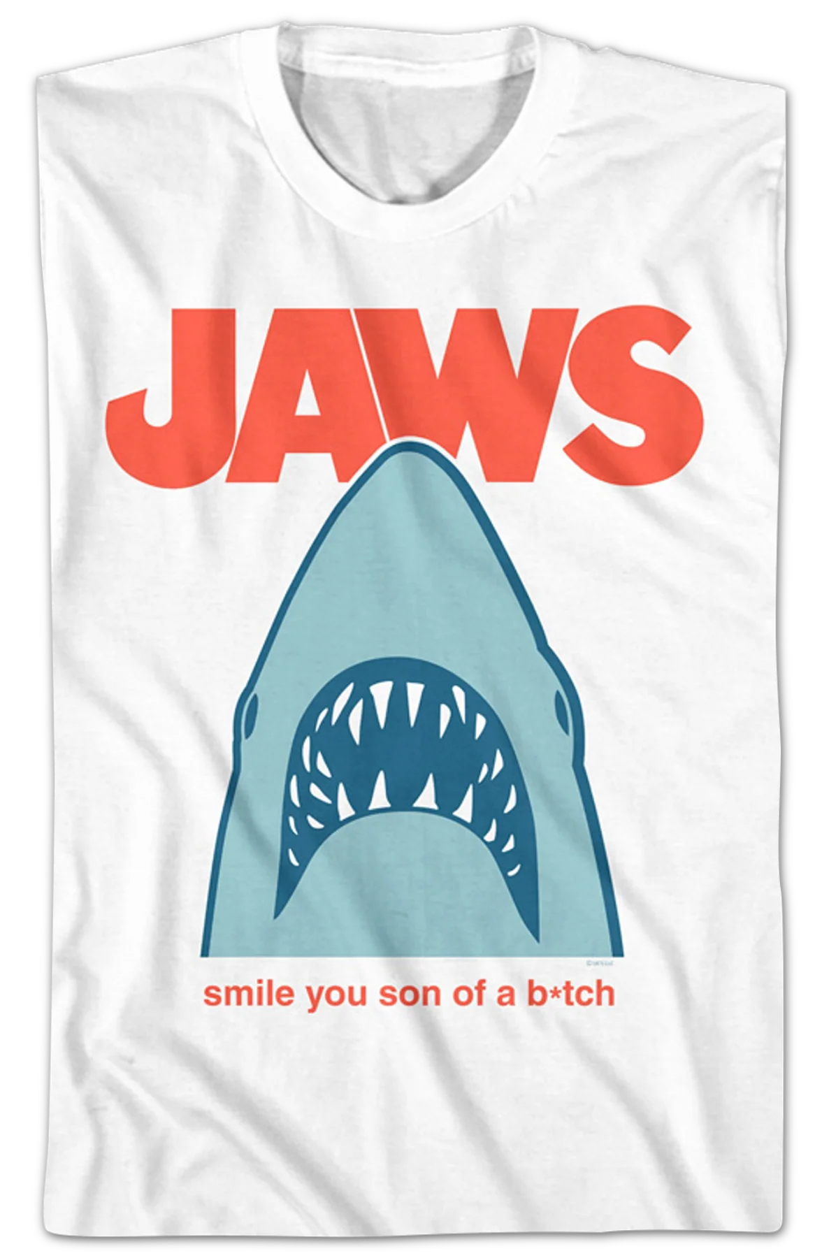Smile You Son Of A Bitch Jaws T-Shirt - Image 2