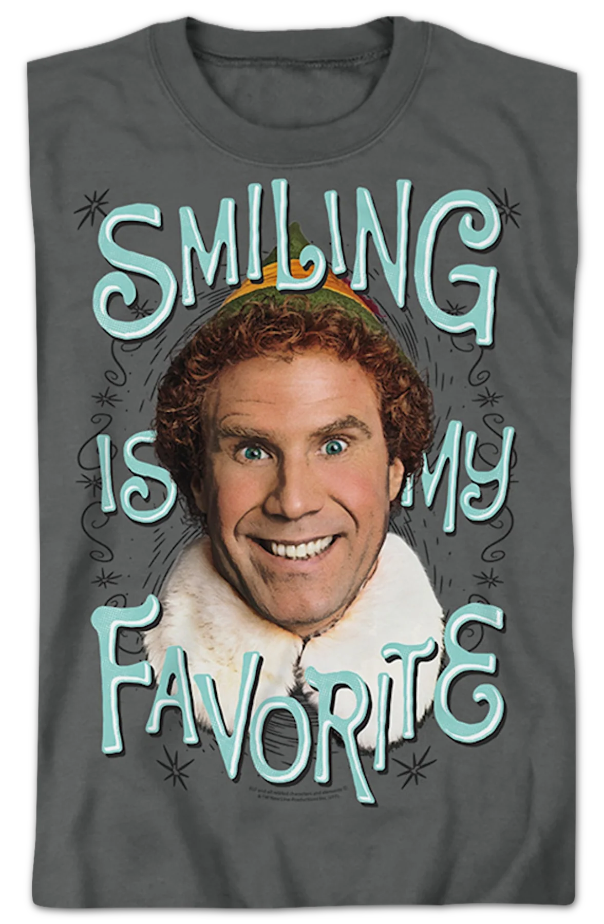 Smiling Is My Favorite Elf Sweatshirt - Image 2