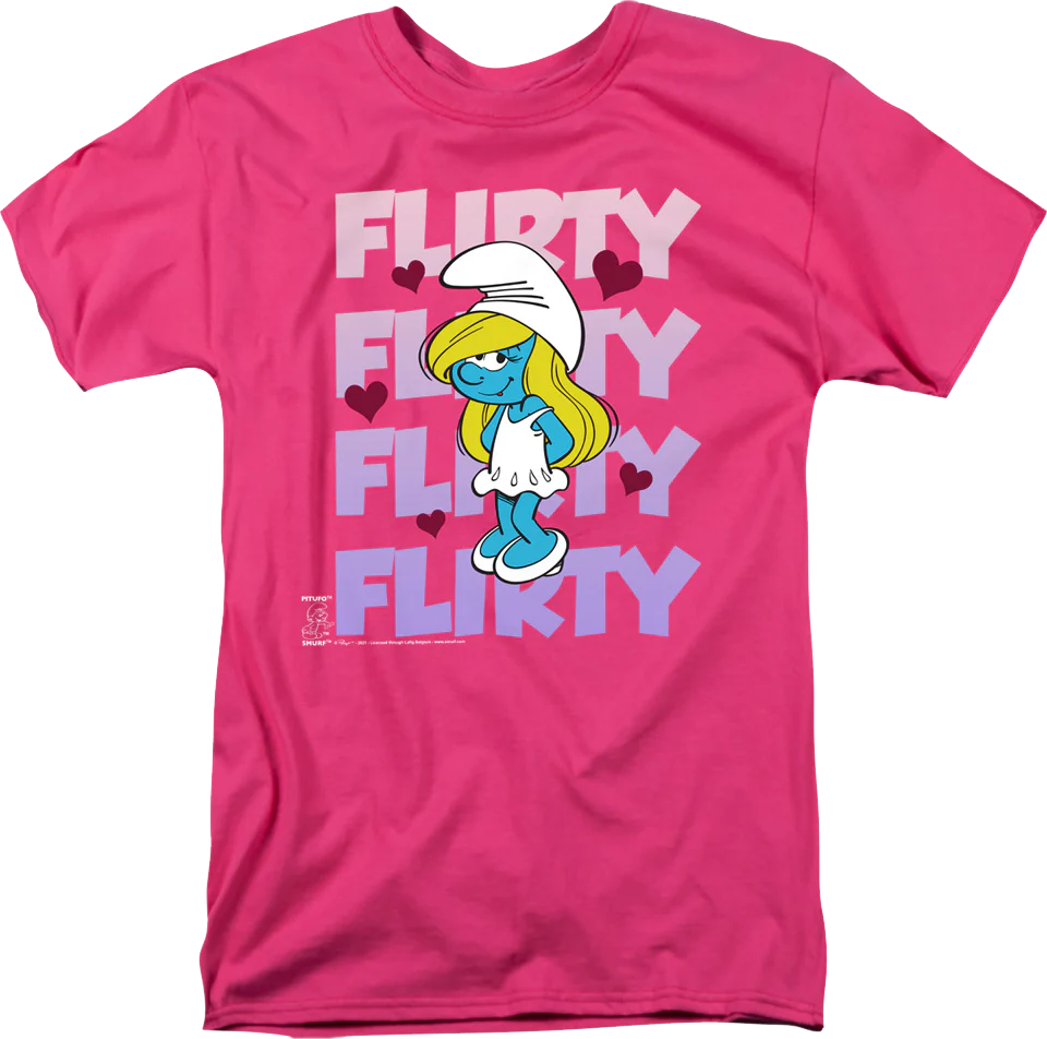Smurfette Flirty Smurfs T-Shirt