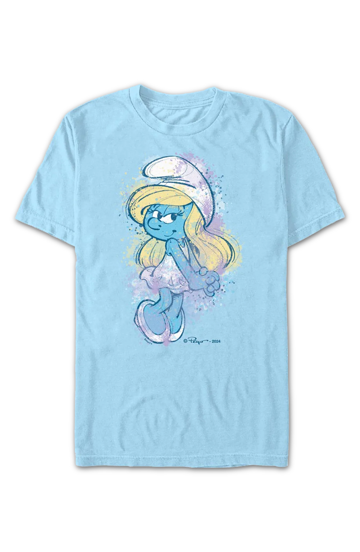 Smurfette Painting Smurfs T-Shirt - Image 2