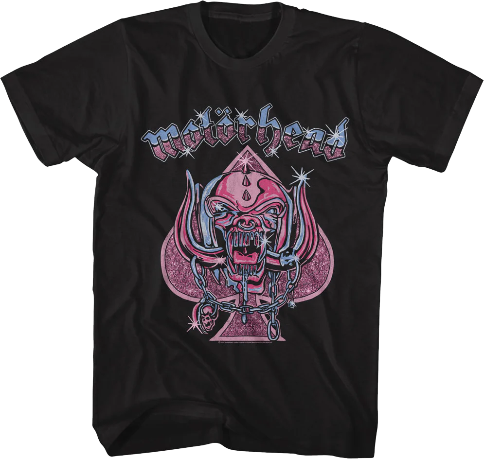 Snaggletooth Of Spades Motorhead T-Shirt