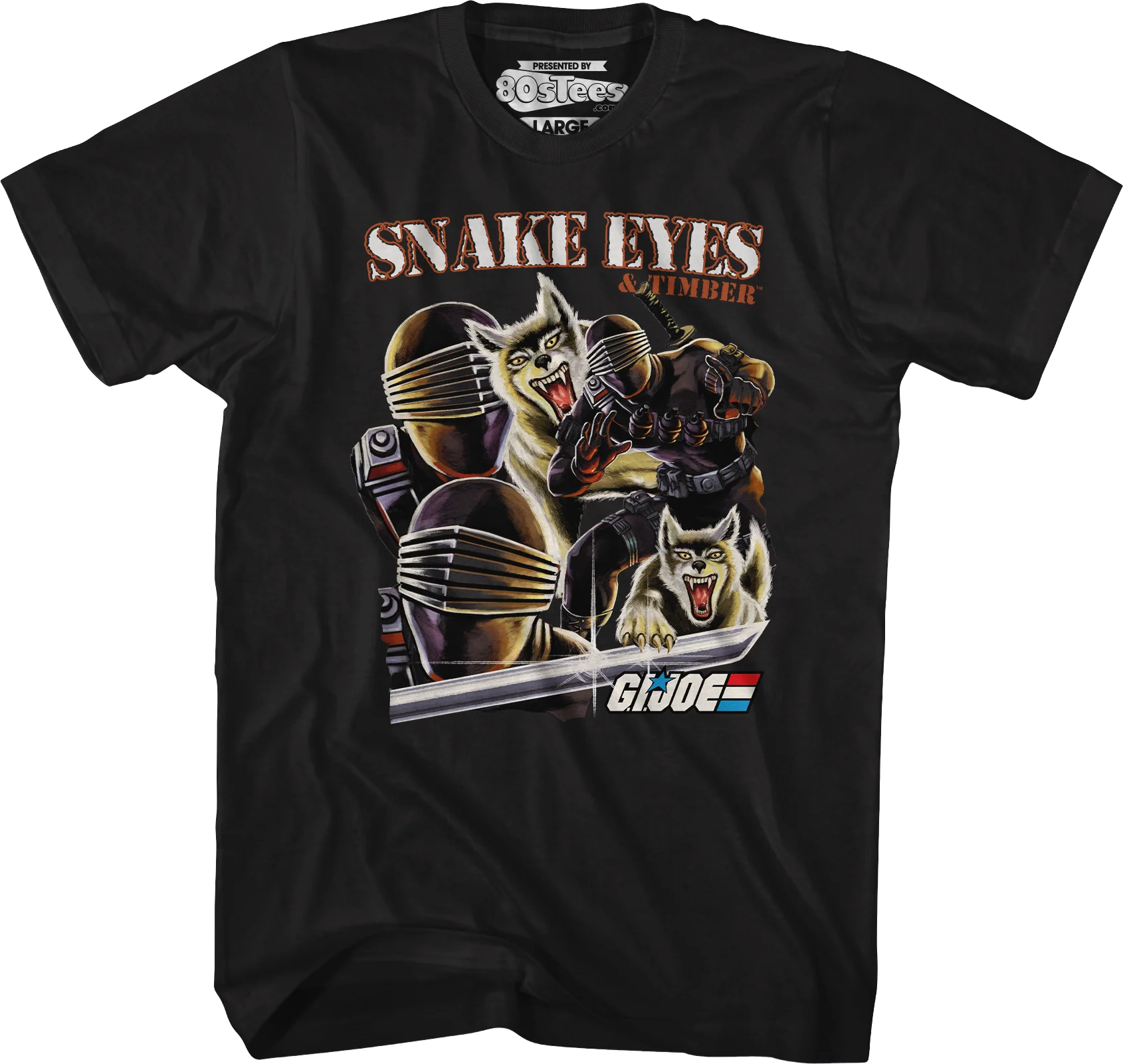 Snake Eyes & Timber Collage GI Joe T-Shirt