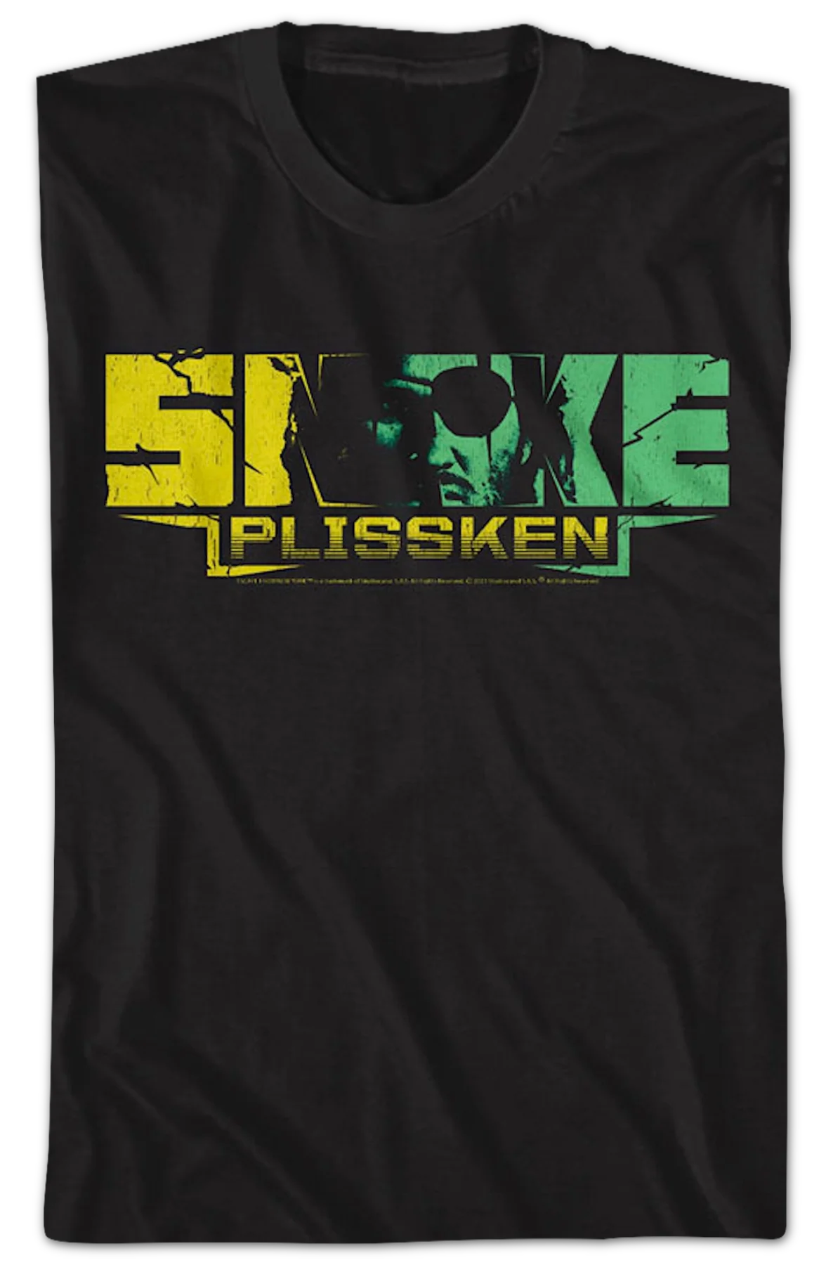 Snake Plissken Duotone Escape From New York T-Shirt - Image 2