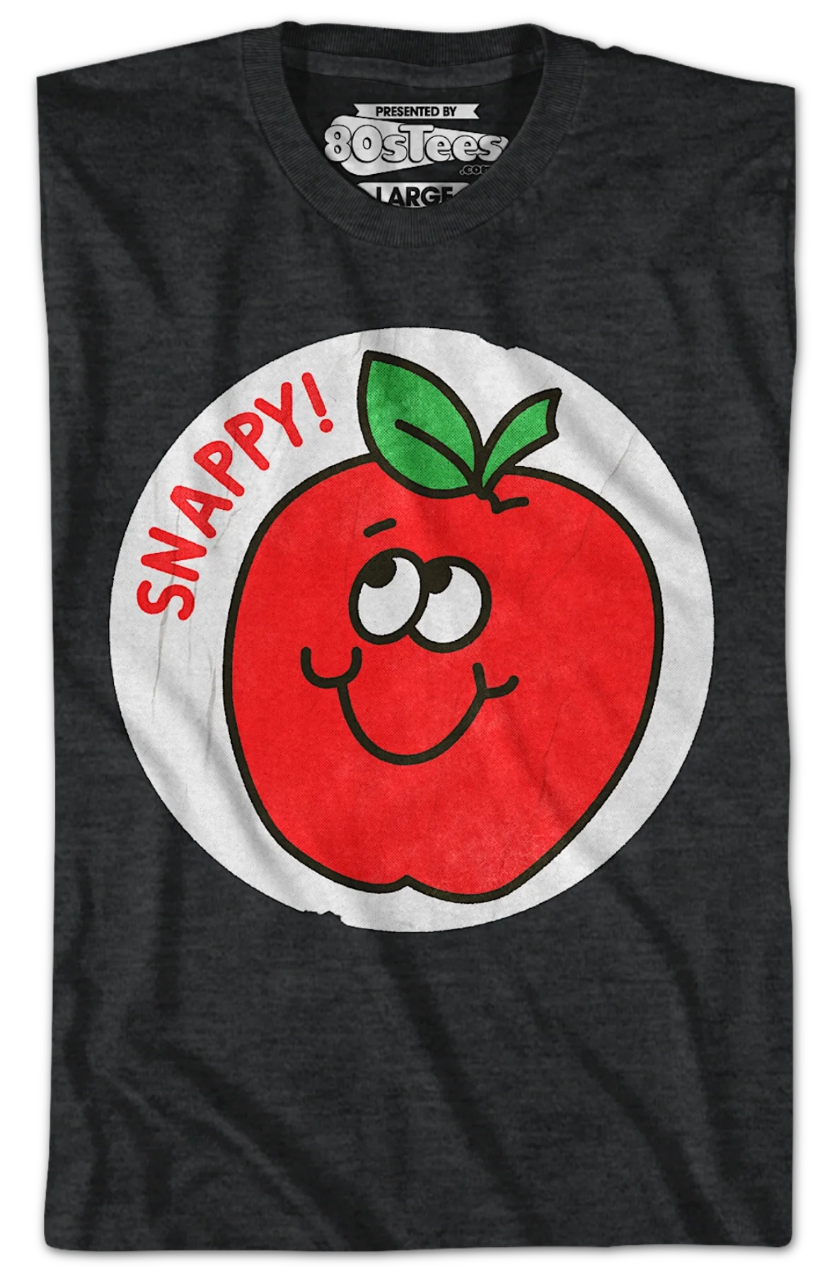 Snappy Apple Scratch & Sniff Sticker T-Shirt - Image 2