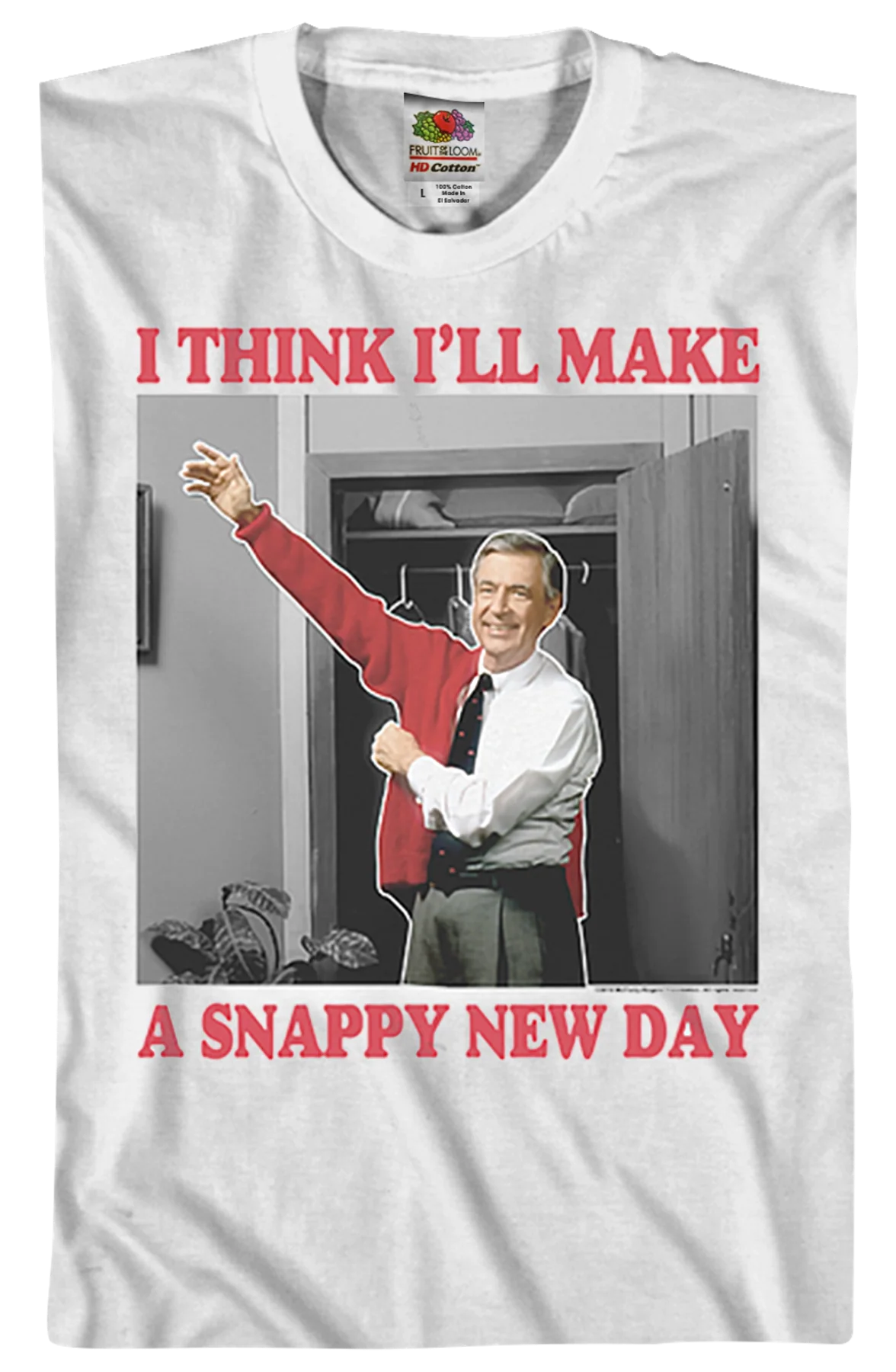 Snappy New Day Mr. Rogers T-Shirt - Image 2