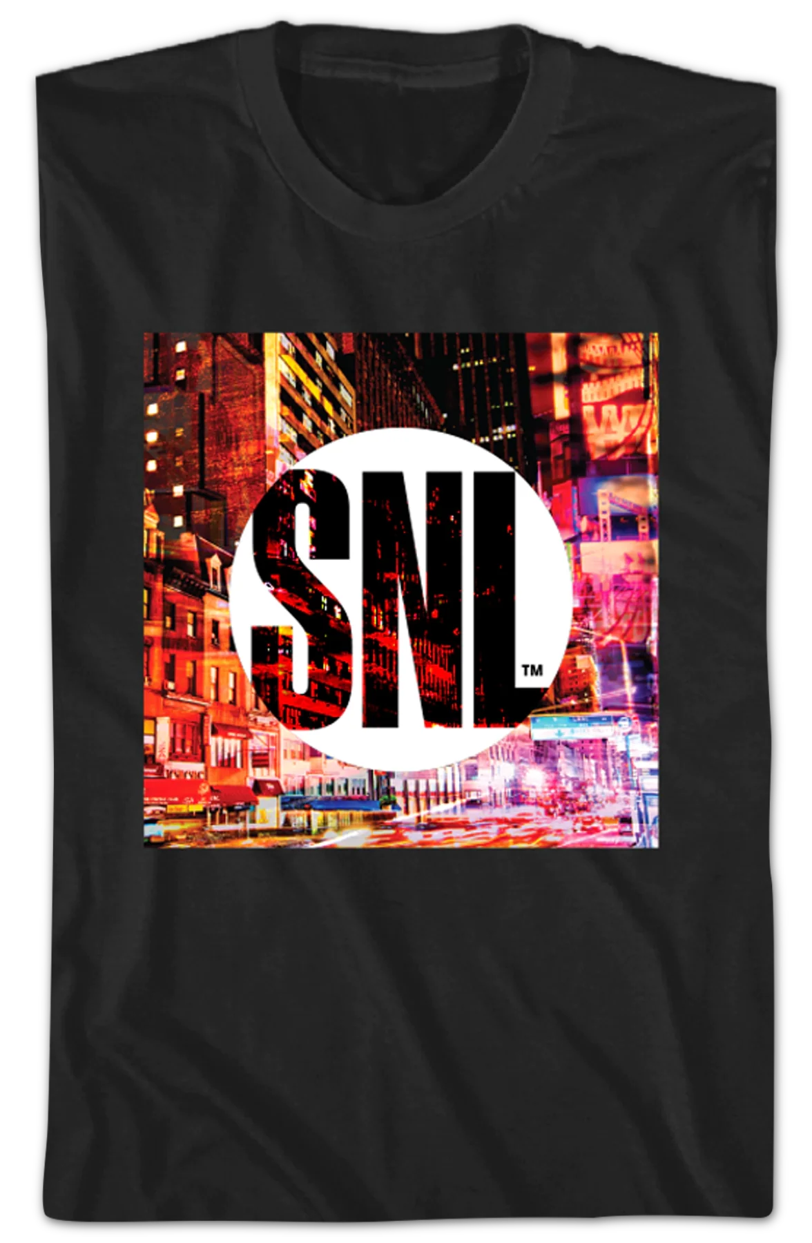 SNL Circle Logo Saturday Night Live T-Shirt - Image 2