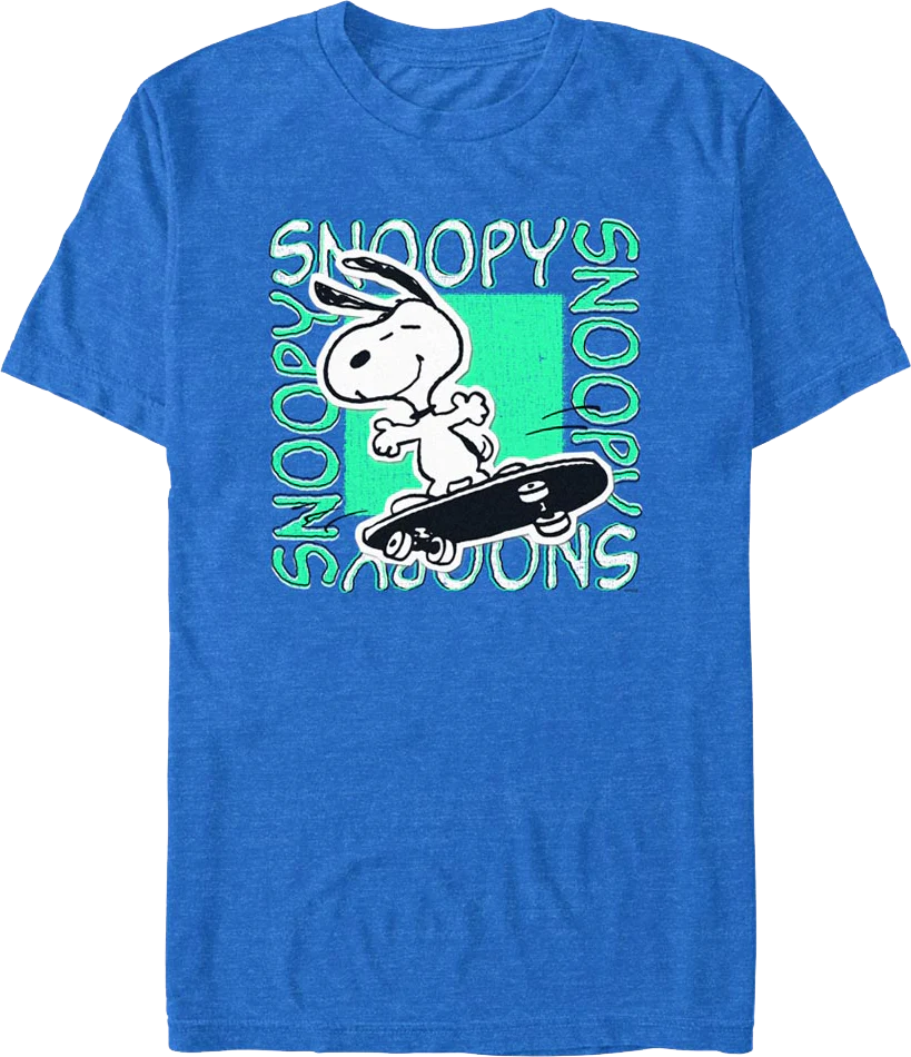 Snoopy's Skateboard Peanuts T-Shirt