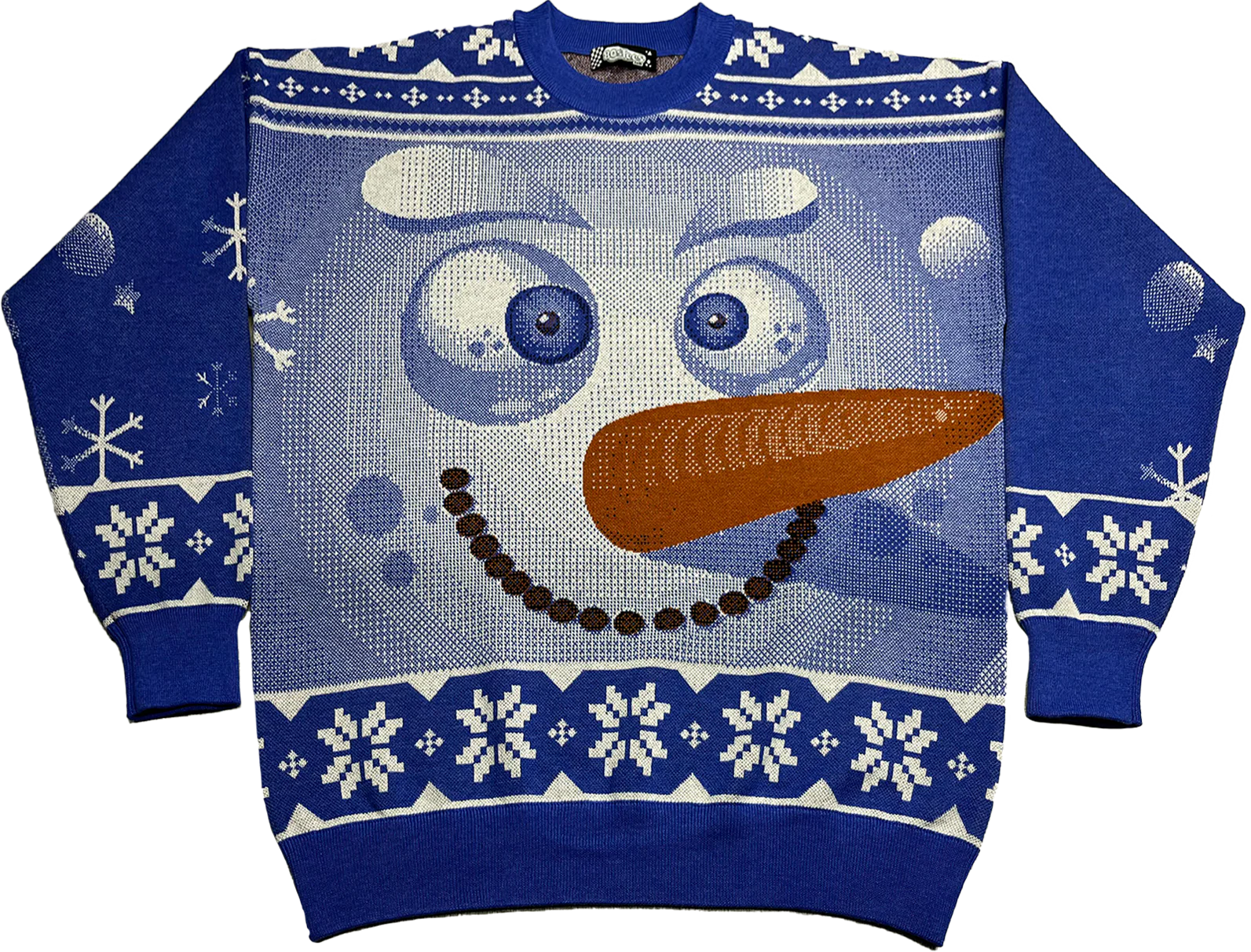 Snowman Knitted Christmas Sweater