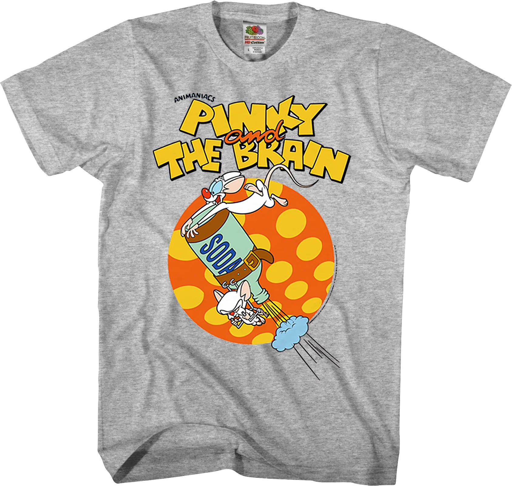 Soda Pinky And The Brain Animaniacs T-Shirt