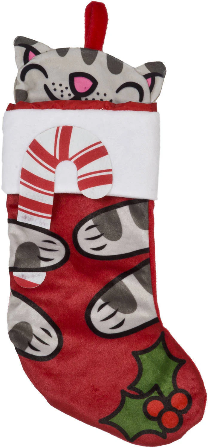 Soft Kitty Christmas Stocking