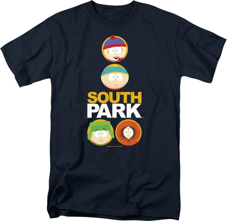 Solid Circles South Park T-Shirt