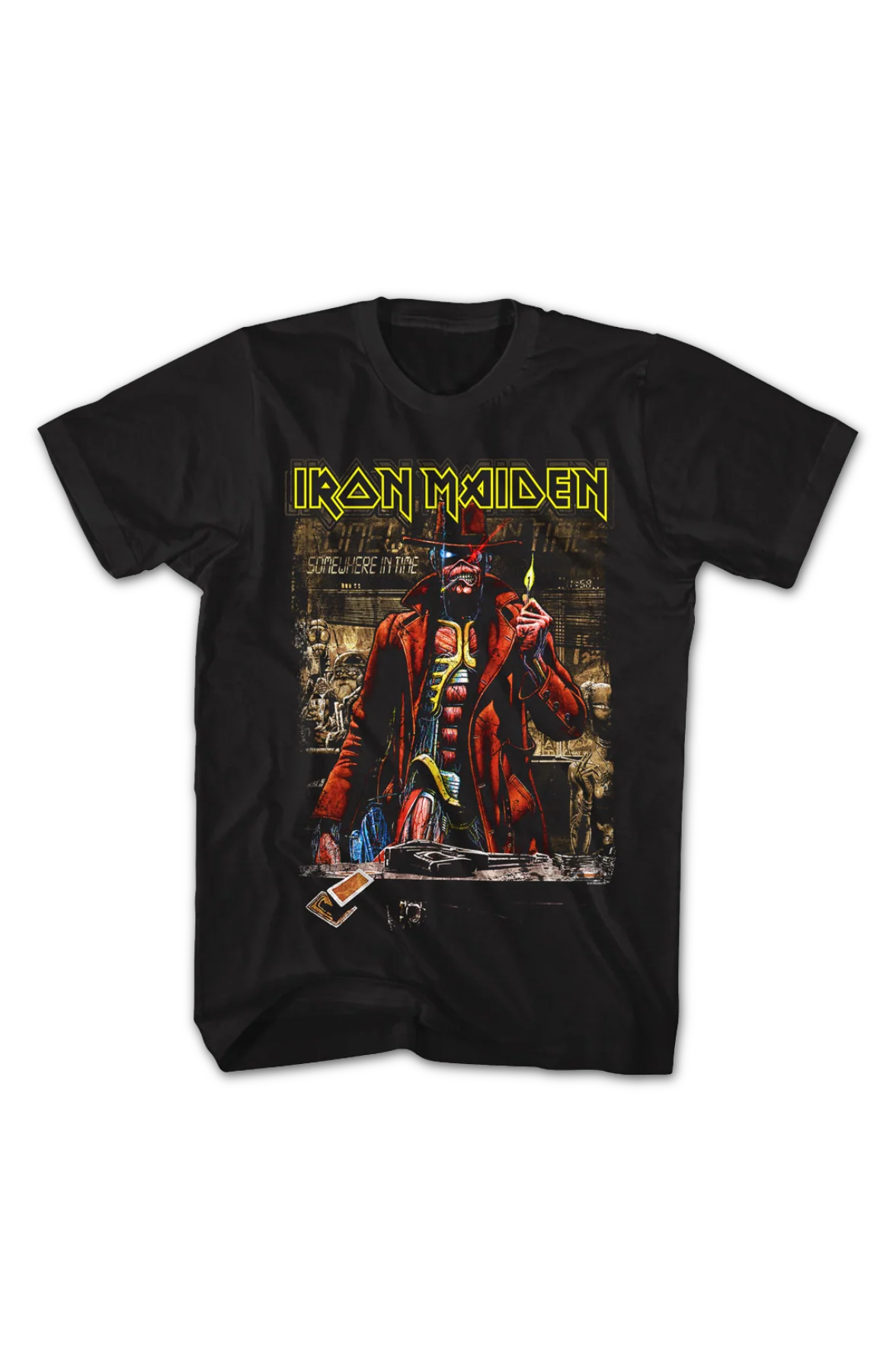 Somewhere In Time Stranger In A Strange Land Iron Maiden T-Shirt - Image 2