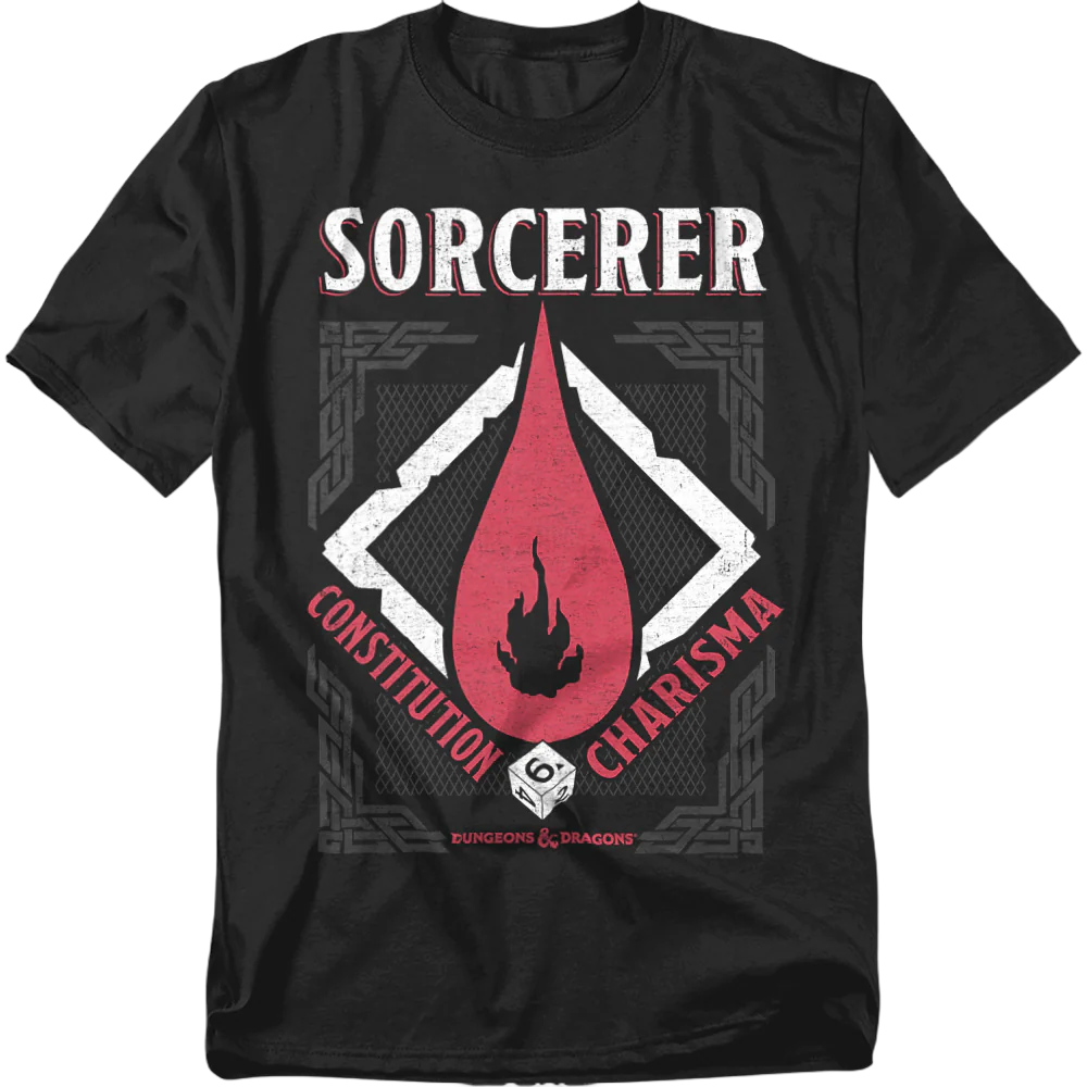 Sorcerer Logo Dungeons & Dragons T-Shirt