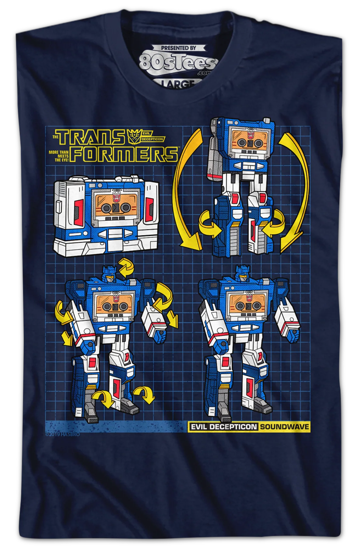 Soundwave Modes Transformers T-Shirt - Image 2