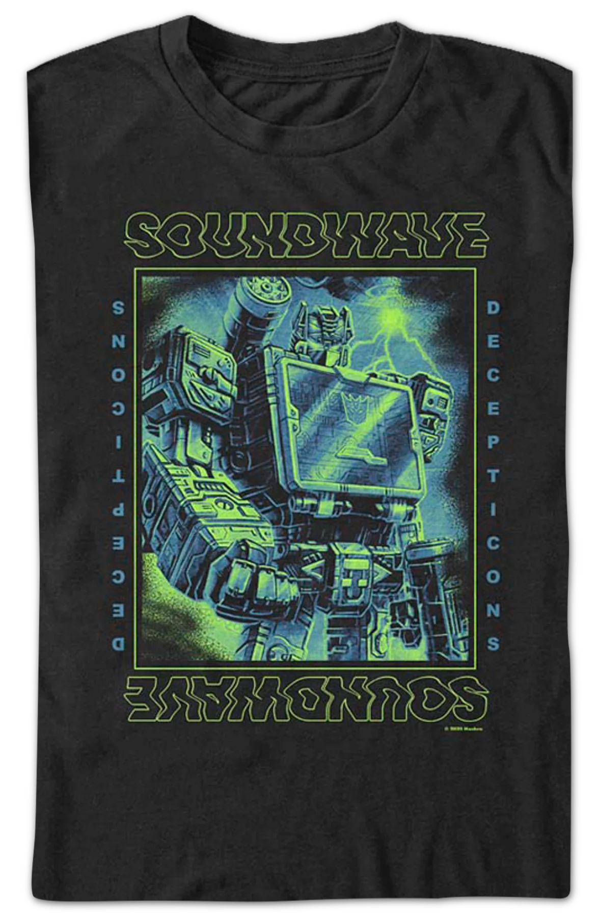 Soundwave Poster Transformers T-Shirt - Image 2