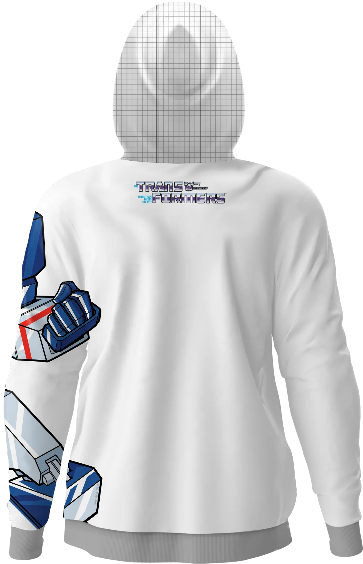 Soundwave Transformers Premium Zippered Hoodie - Image 3