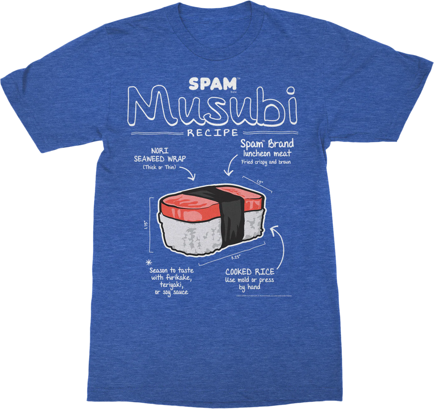 Spam Musubi Recipe T-Shirt