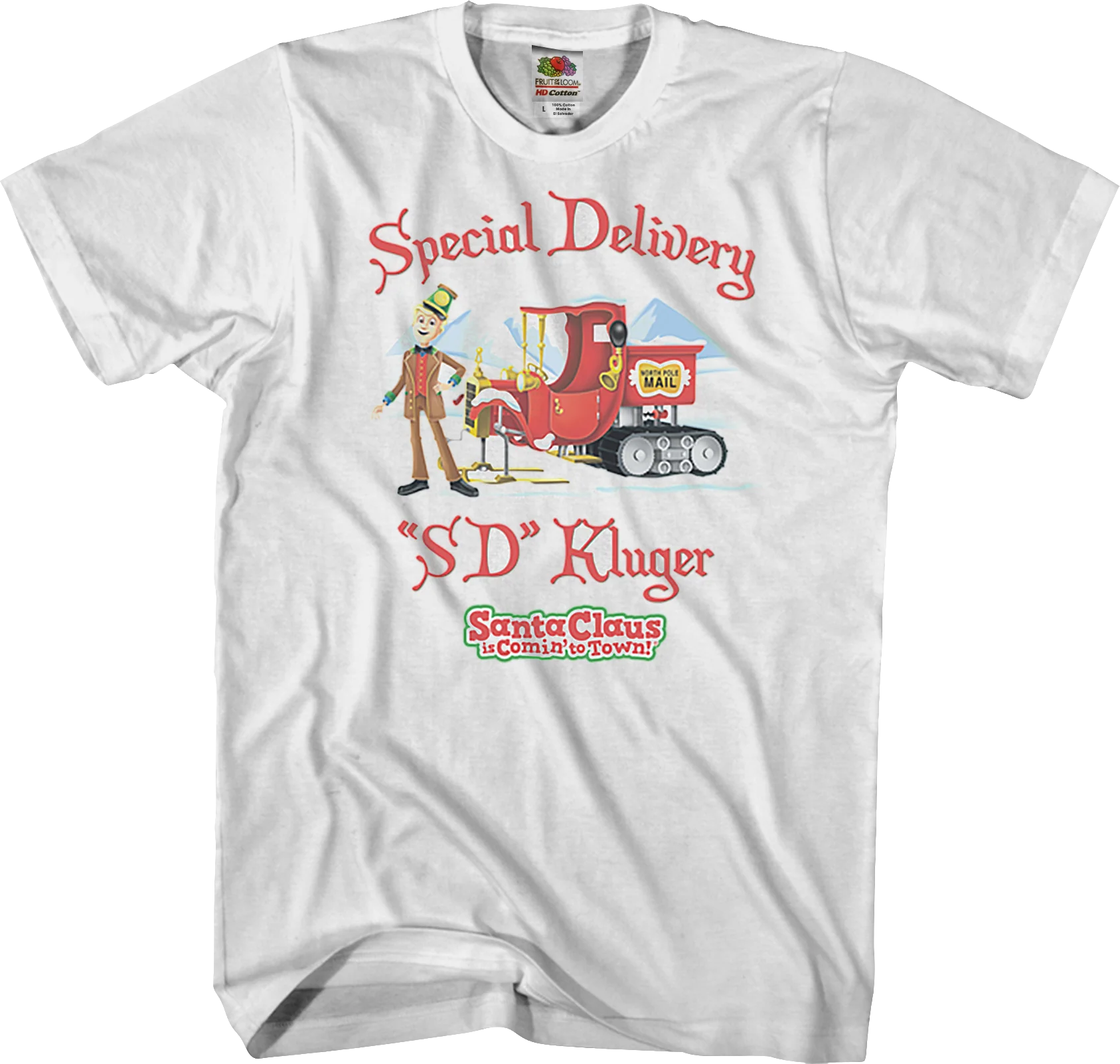 Special Delivery Santa Claus Is Comin' To Town T-Shirt