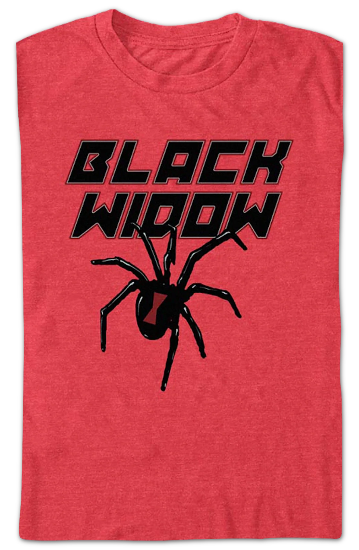 Spider Logo Black Widow Marvel Comics T-Shirt - Image 2
