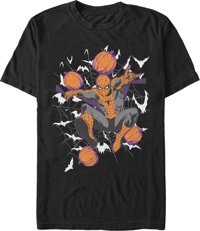 Spider-Man Halloween Marvel Comics T-Shirt