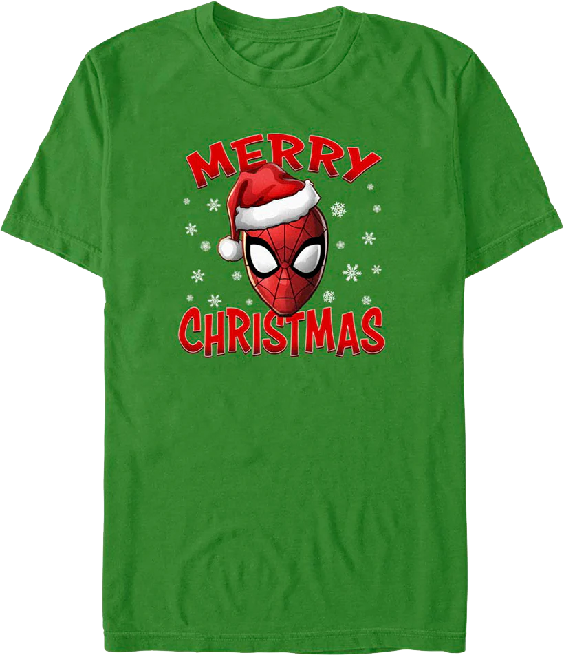 Spider-Man Merry Christmas Marvel Comics T-Shirt