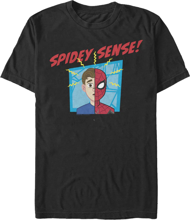 Spider-Man Spidey Sense Marvel Comics T-Shirt