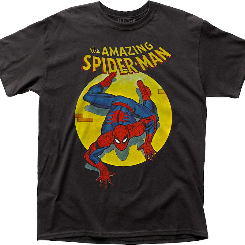 Spider-Man Spotlight Crawl Marvel Comics T-Shirt