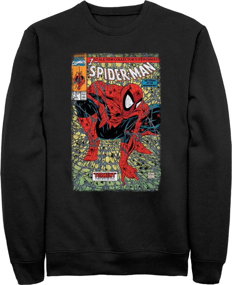 Spider-Man Torment Comic Cover Sweatshirt