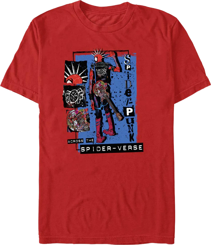 Spider-Punk Across The Spider-Verse Marvel Comics T-Shirt