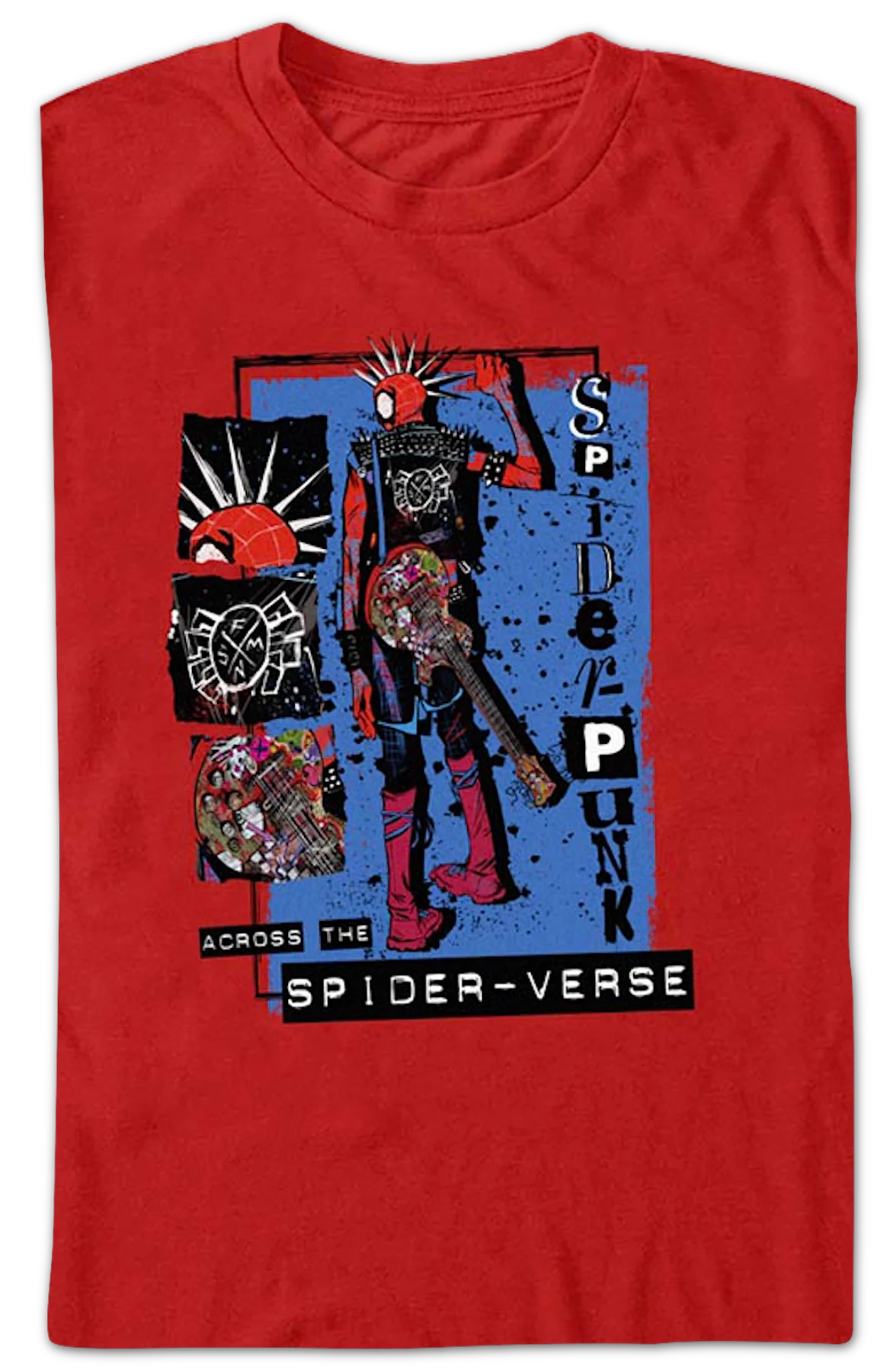 Spider-Punk Across The Spider-Verse Marvel Comics T-Shirt - Image 2