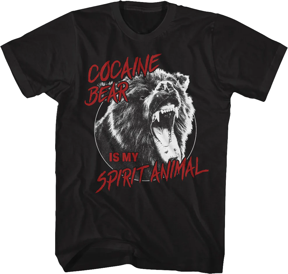 Spirit Animal Cocaine Bear T-Shirt