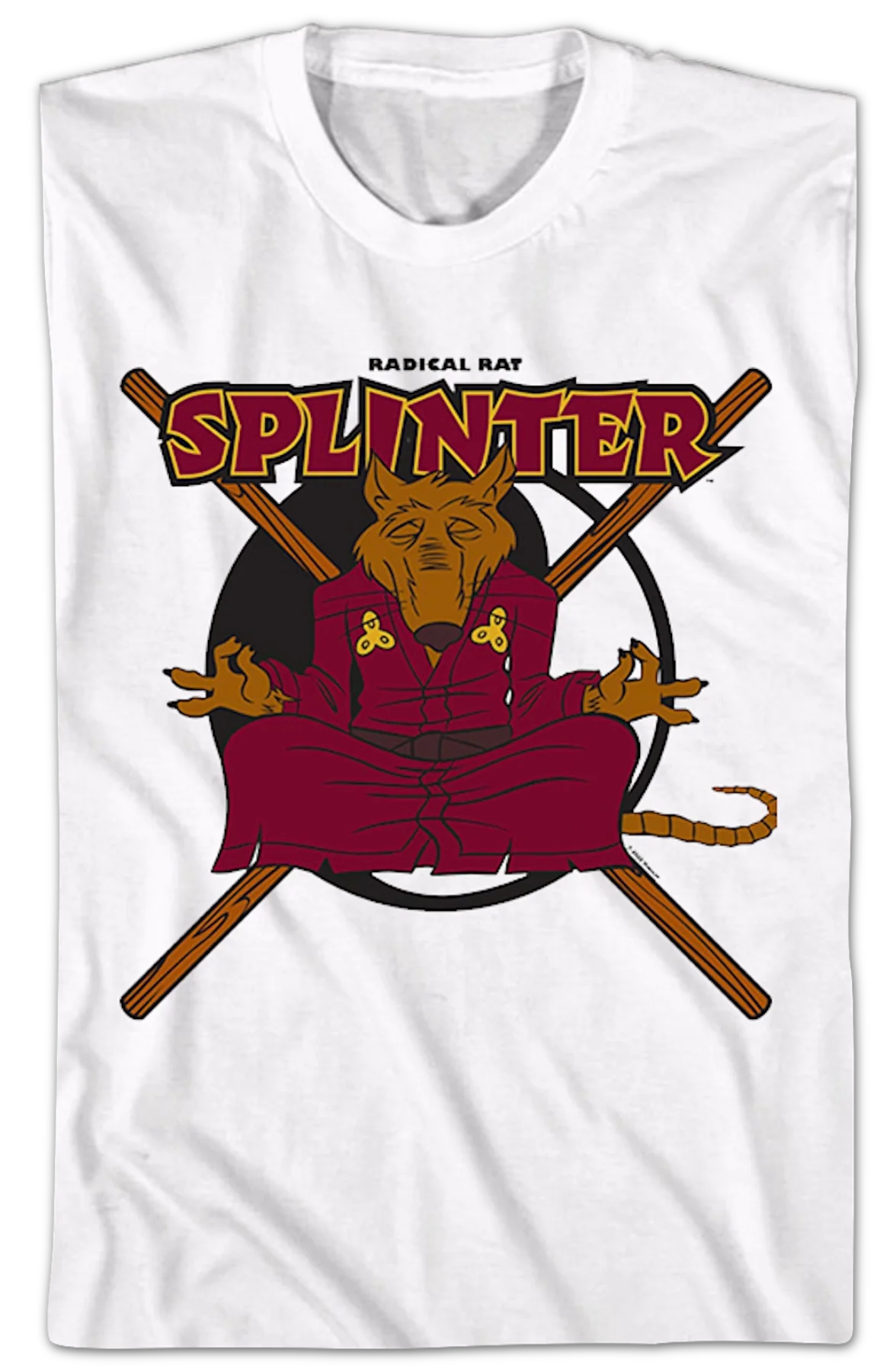 Splinter Teenage Mutant Ninja Turtles T-Shirt - Image 2