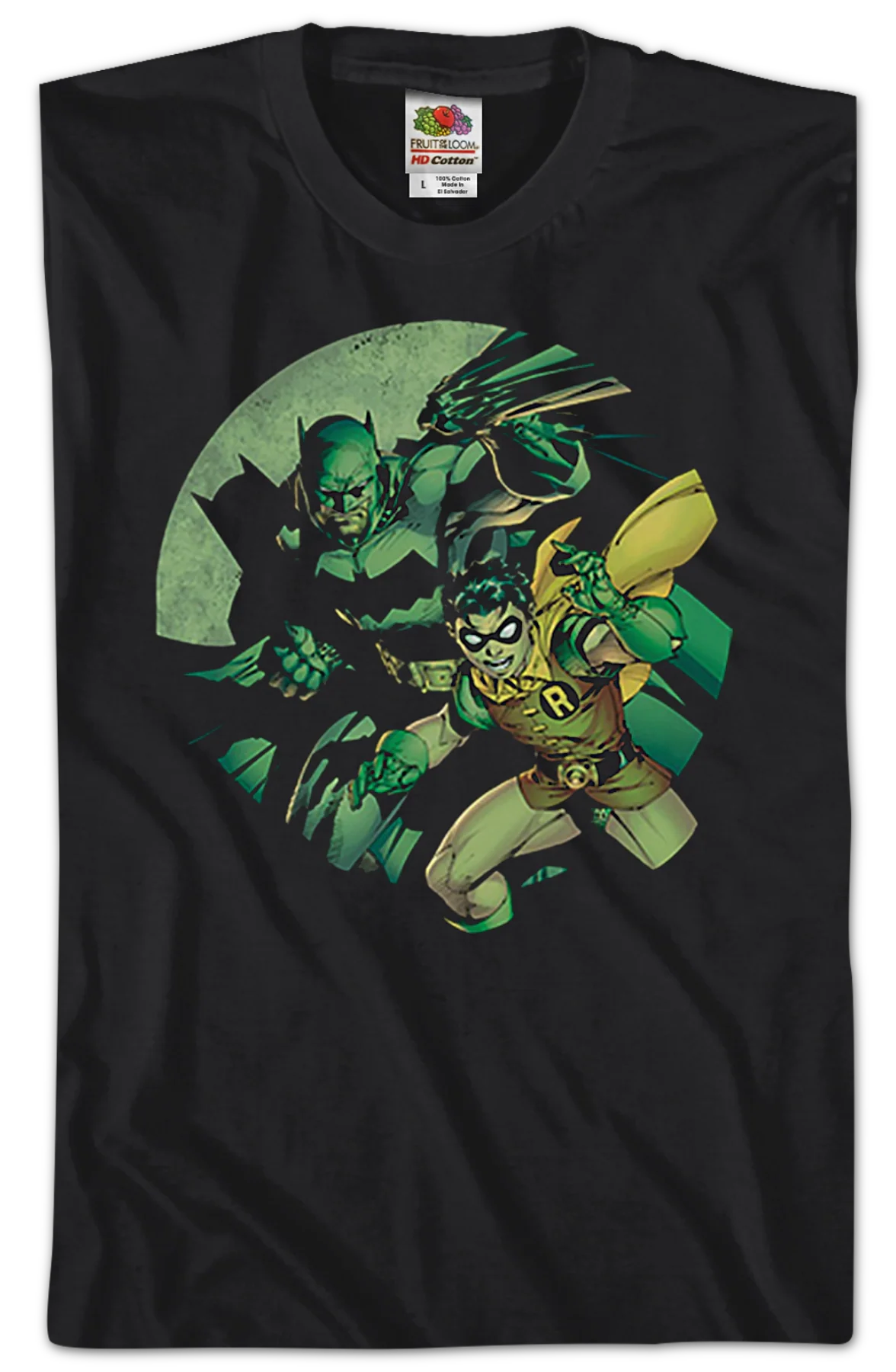 Spotlight Batman and Robin T-Shirt - Image 2