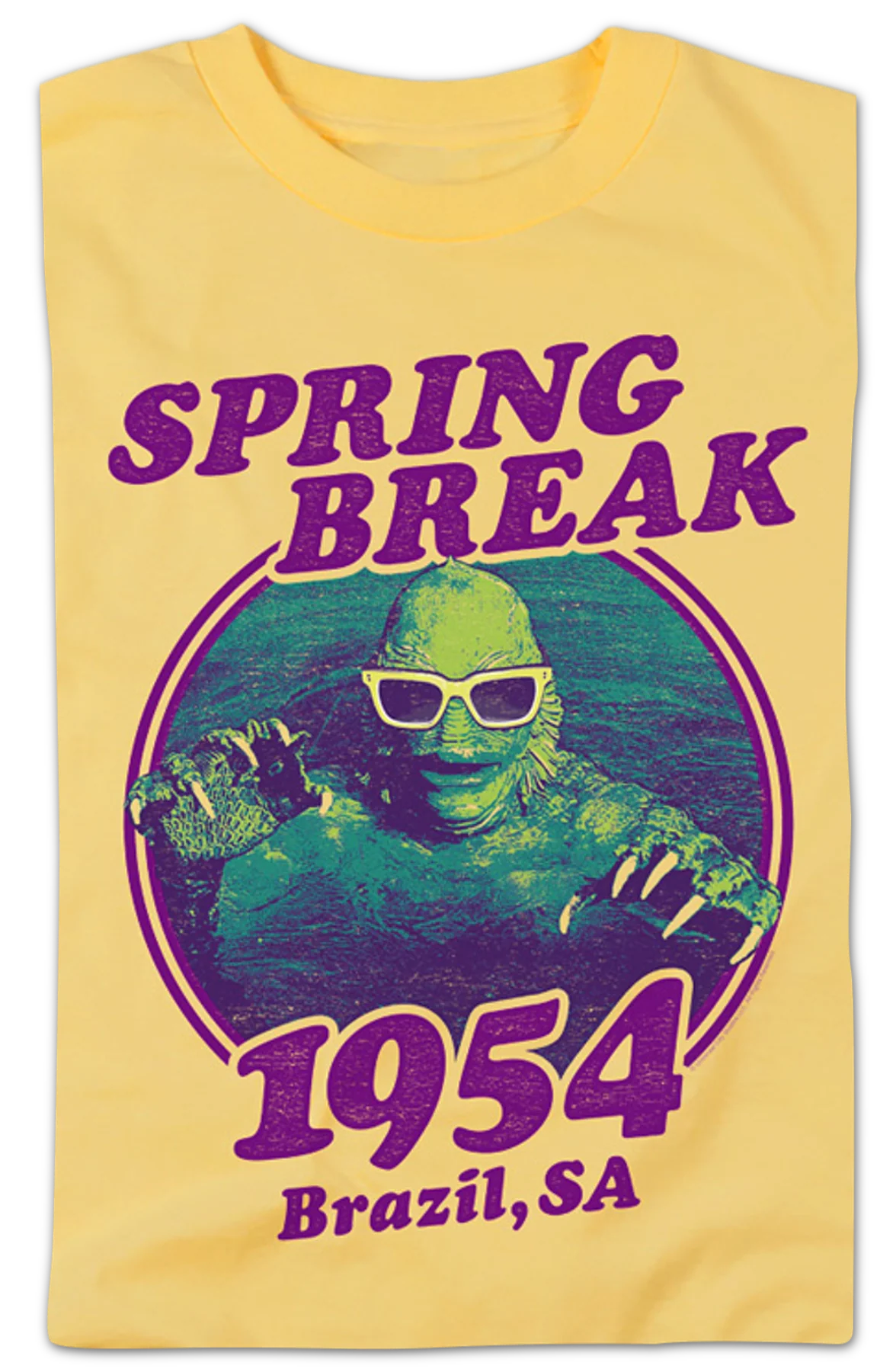 Spring Break 1954 Creature From The Black Lagoon T-Shirt - Image 2