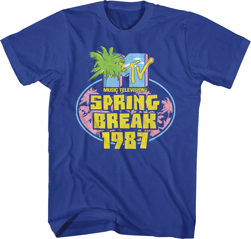 Spring Break 1987 MTV Shirt