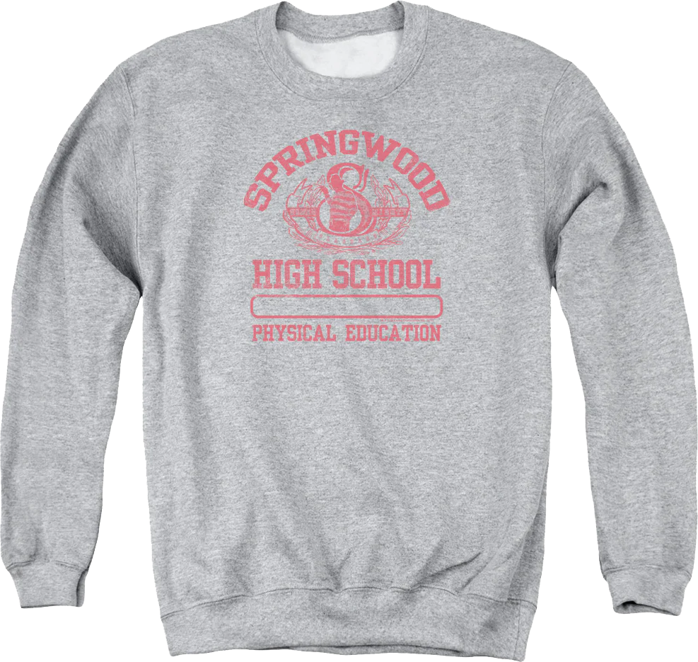Springwood High School Nightmare On Elm Street Sweatshirt