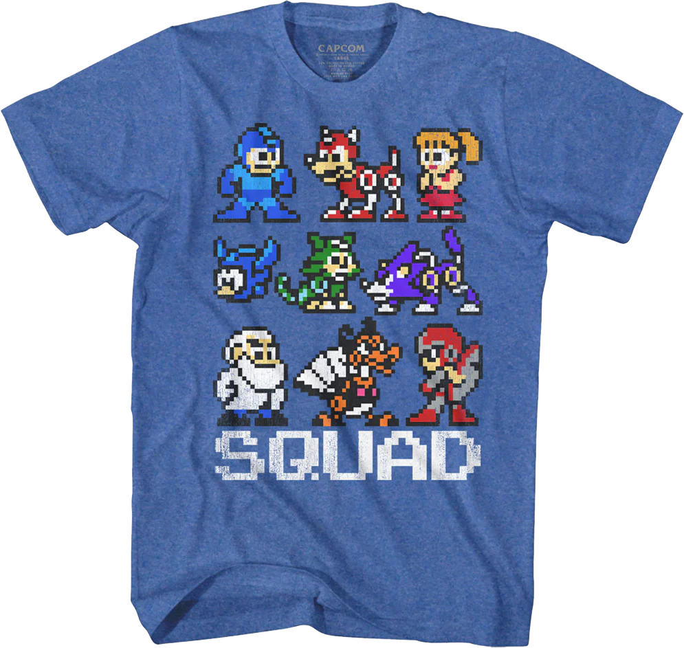 Squad Mega Man T-Shirt