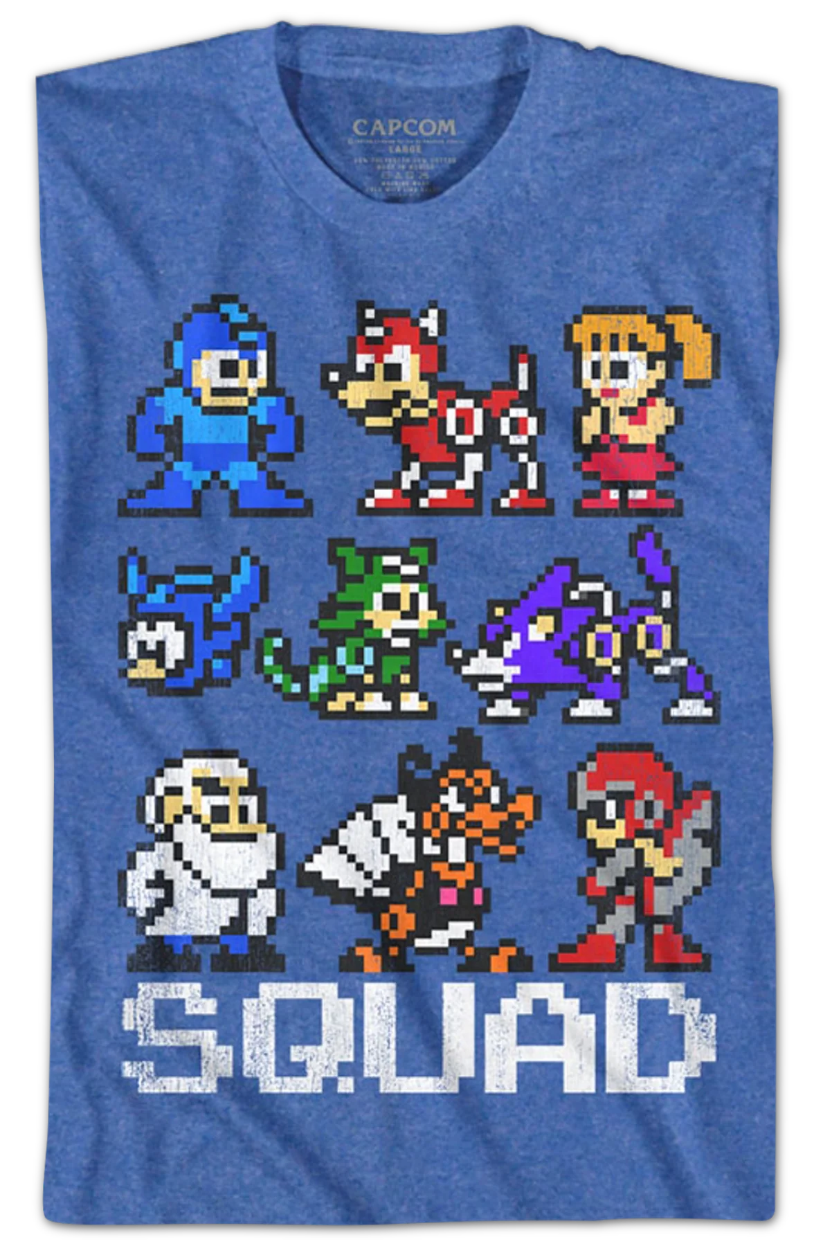 Squad Mega Man T-Shirt - Image 2