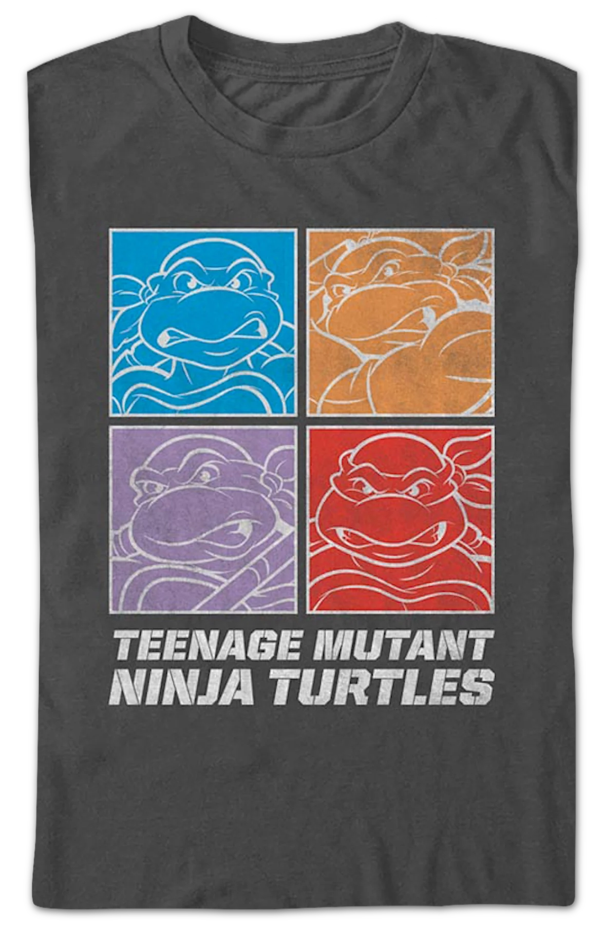 Square Outlines Teenage Mutant Ninja Turtles T-Shirt - Image 2