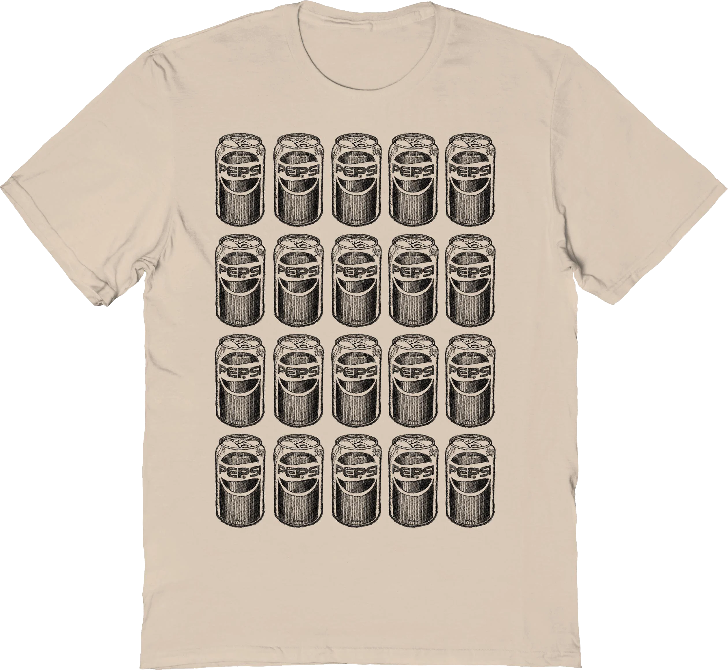 Stacked Cans Pepsi T-Shirt