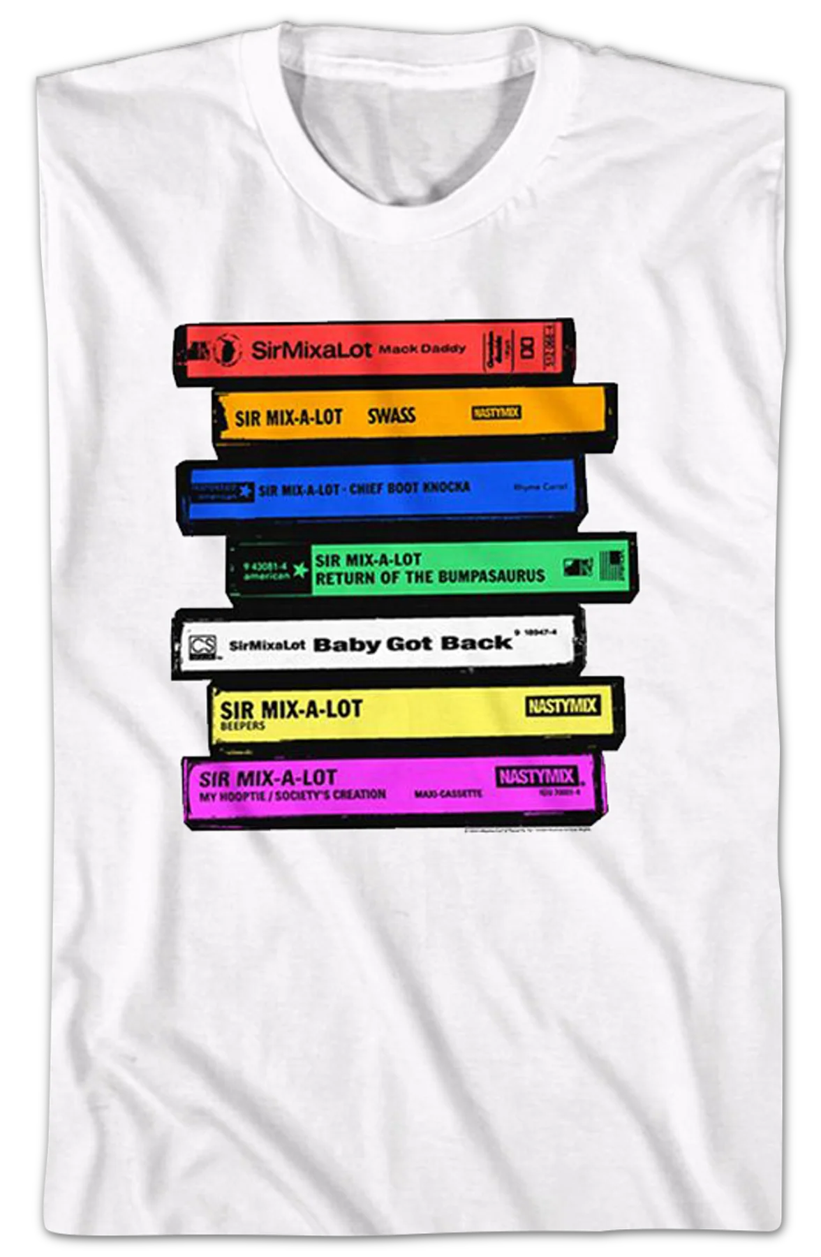 Stacked Cassettes Sir Mix-a-Lot Shirt - Image 2
